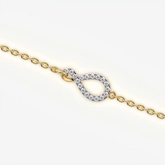 Interlocking Infinity Pavé Bracelet
