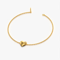Puffed Heart Bracelet