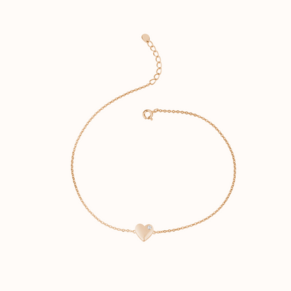 Silver Love Charm Bracelet
