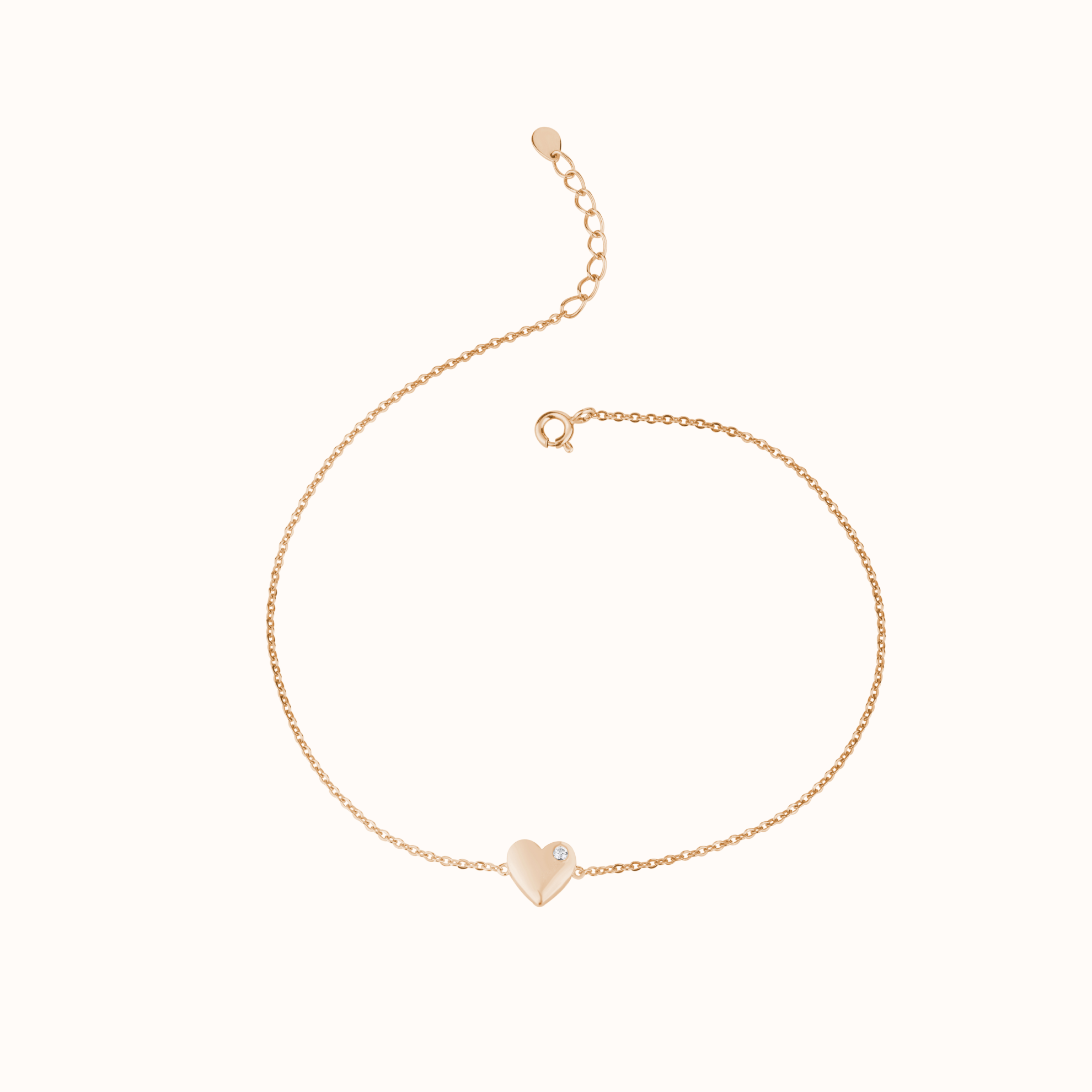 Silver Love Charm Bracelet