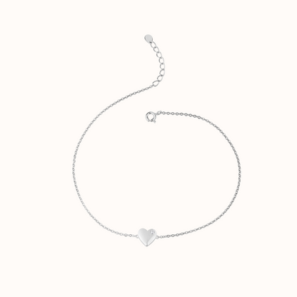 Silver Love Charm Bracelet