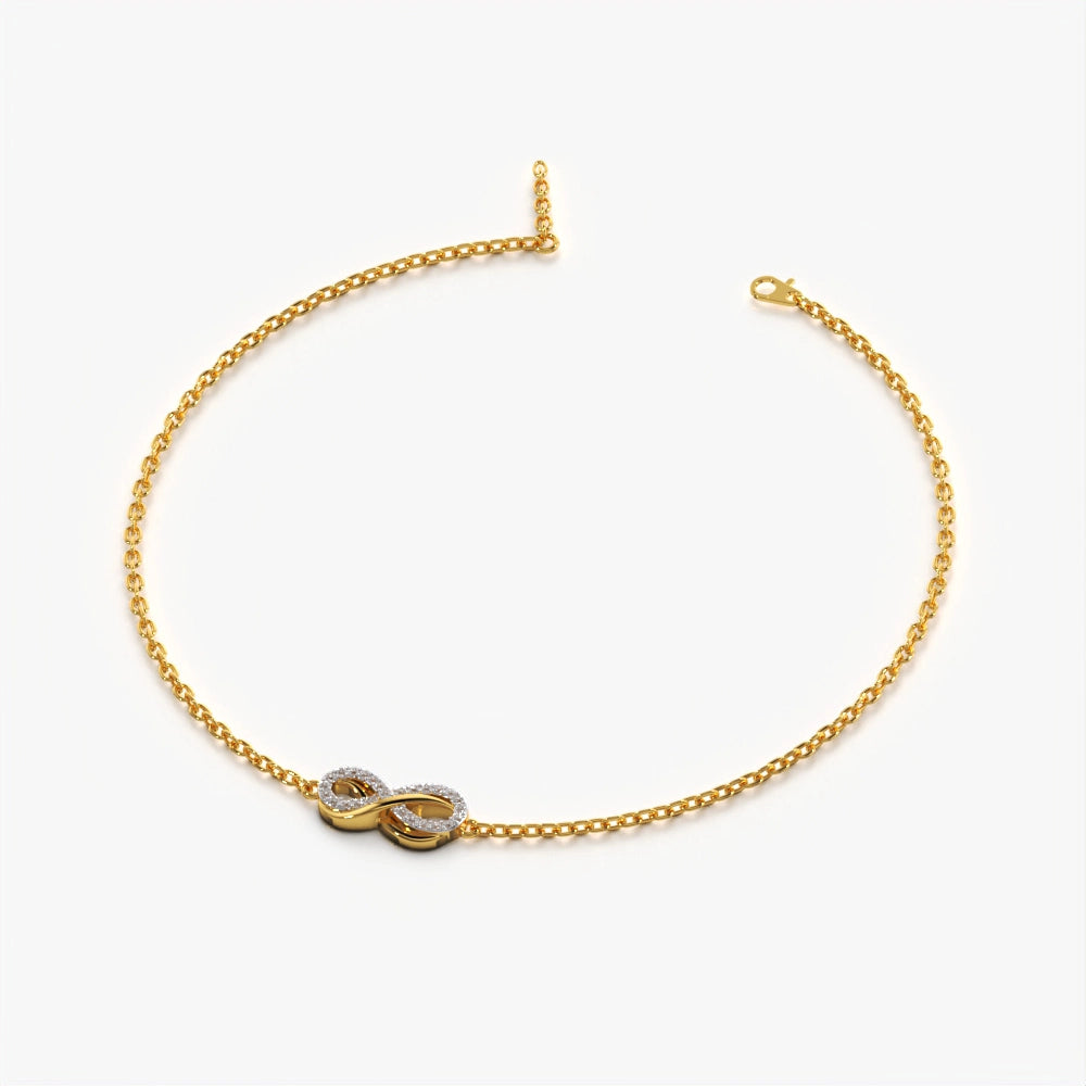 Infinity Bond Diamond Bracelet