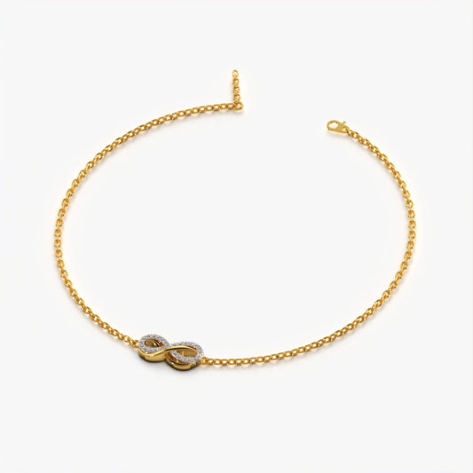 Infinity Bond Diamond Bracelet