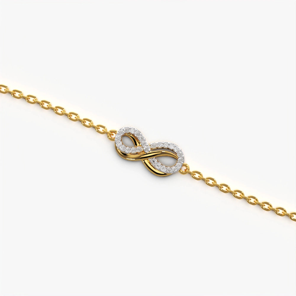 Infinity Bond Diamond Bracelet