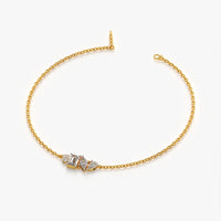 Mixed-Cut Cluster Bracelet