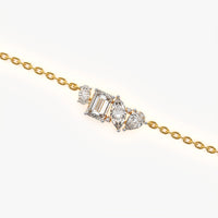 Mixed-Cut Cluster Bracelet