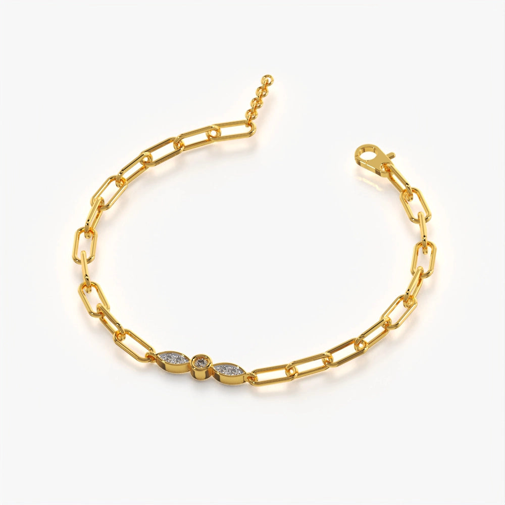 Diamond Harmony Link Bracelet