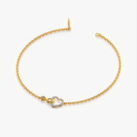 Heart & Infinity Linked Bracelet