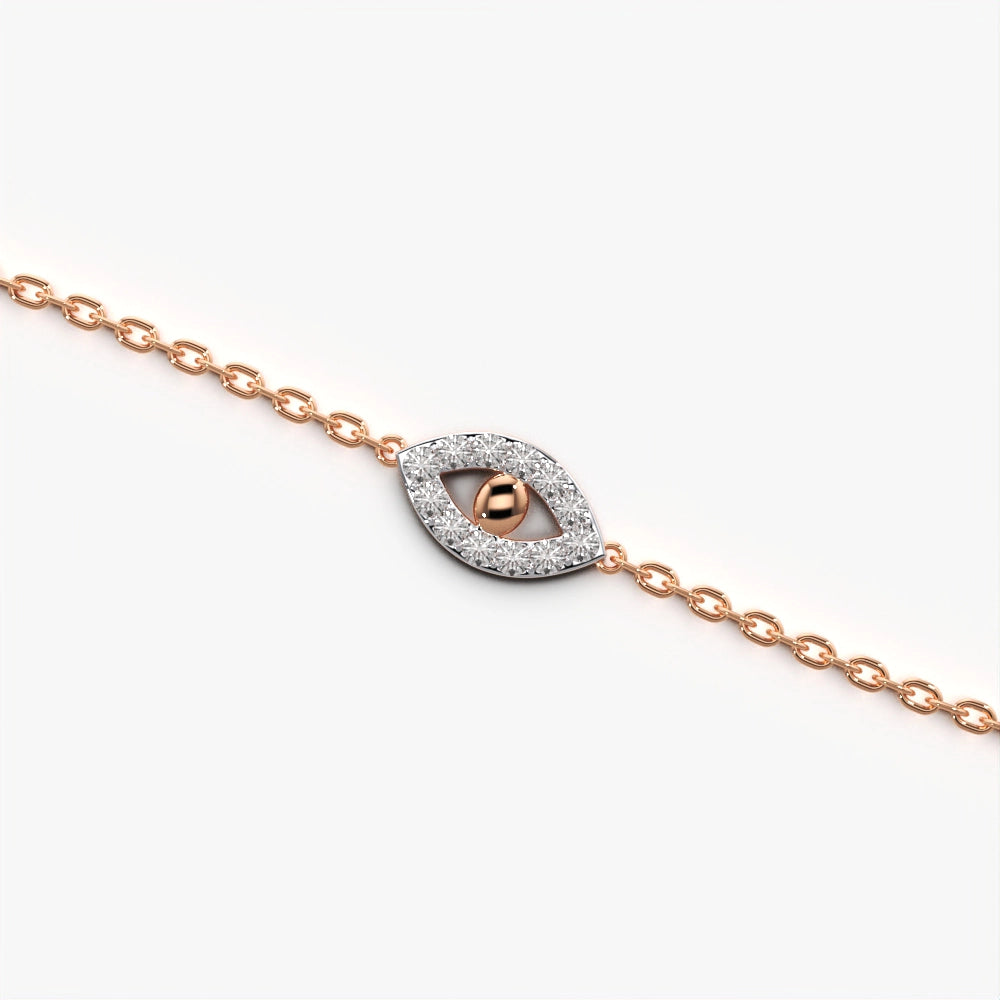Eye Style Charm Bracelet