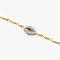 Evil Eye Pave Bracelet