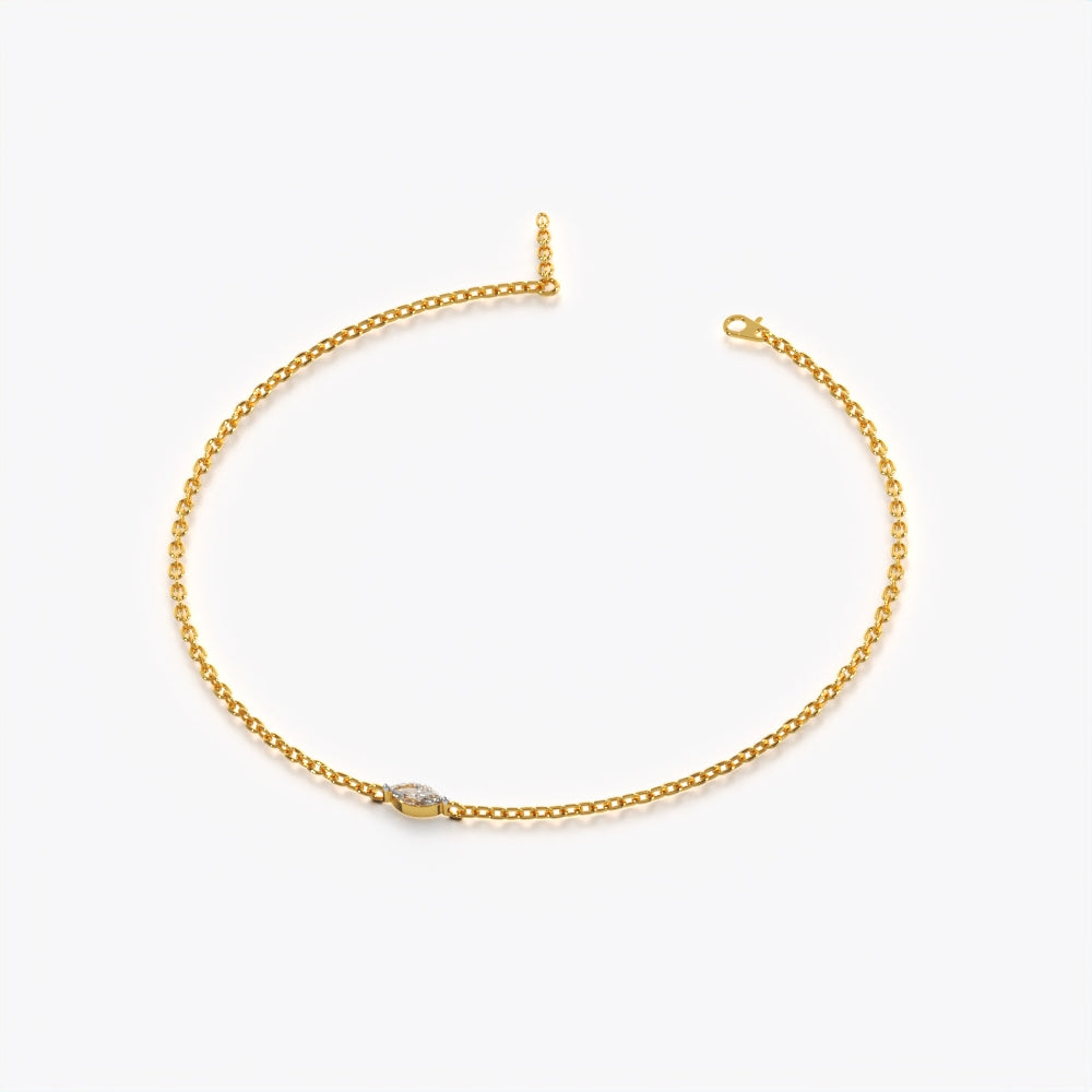 Marquise Solitaire Bracelet