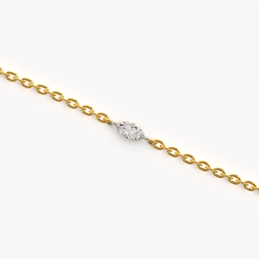 Marquise Solitaire Bracelet
