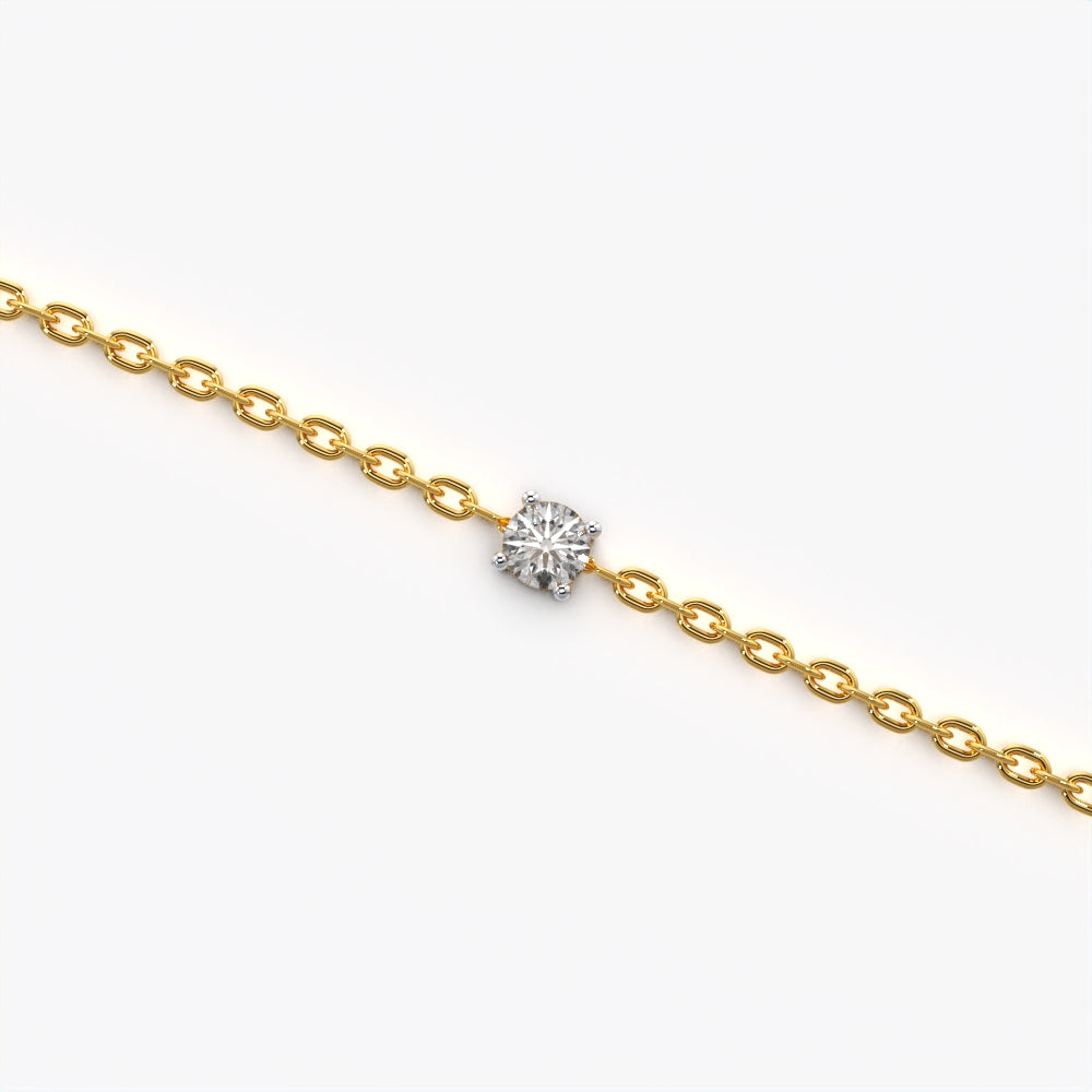 Dainty Solitaire Bracelet