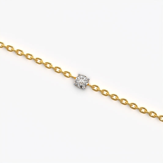 Dainty Solitaire Bracelet