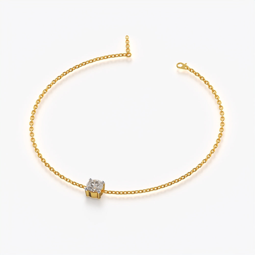 Dainty Solitaire Bracelet