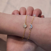 Sun and Moon Evil Eye Bracelet Set