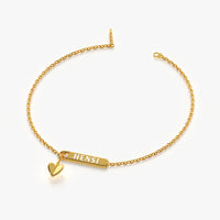 Personalised Name Bar Bracelet