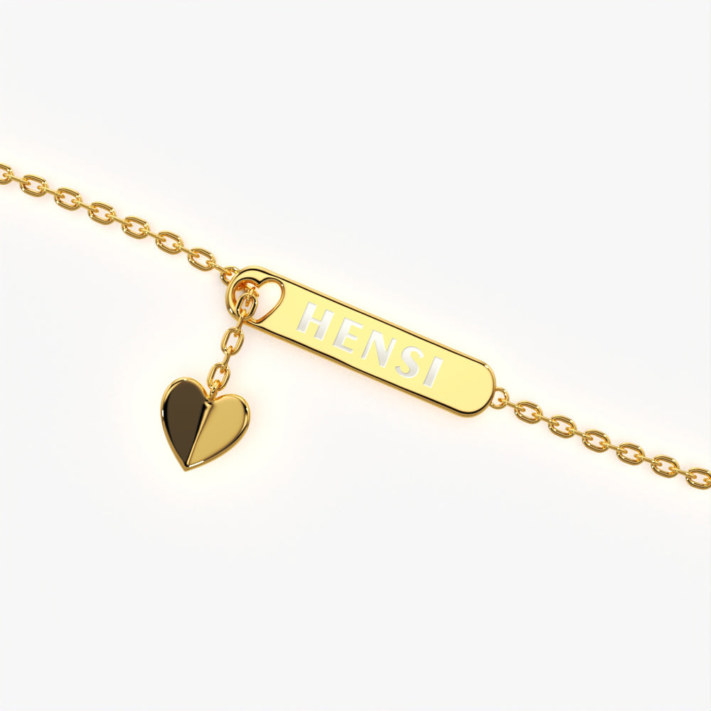 Personalized Name Bar Bracelet