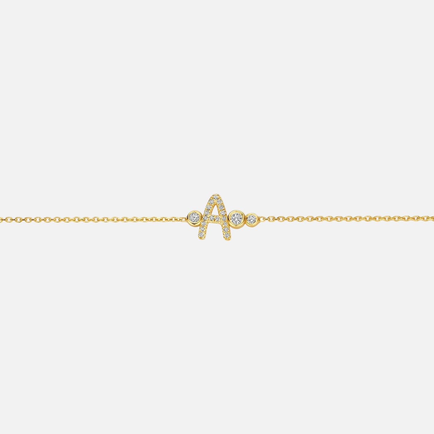Custom Gold Vermeil Initial Bracelet