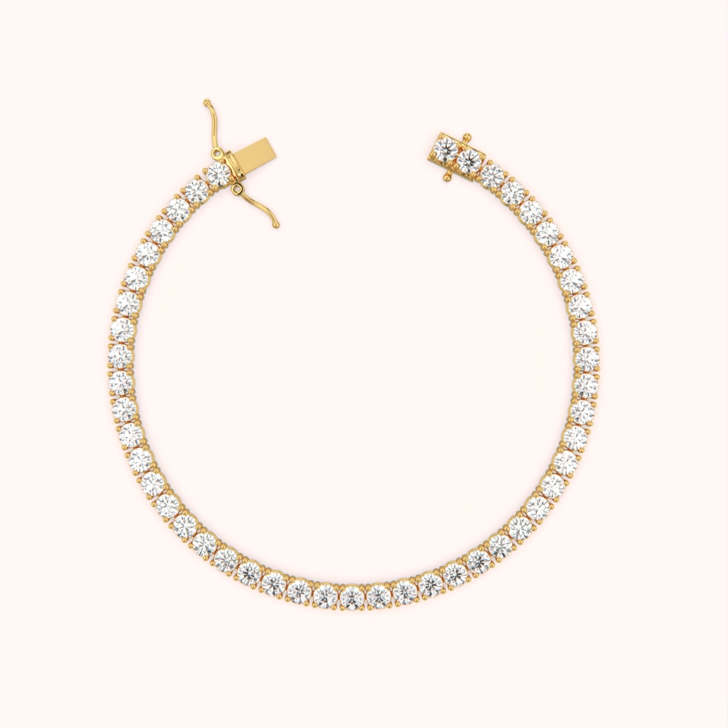 Round Diamond Tennis Bracelet