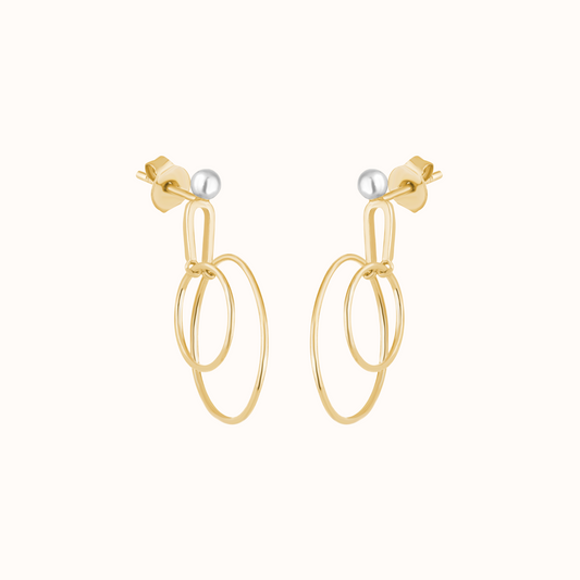 Minimalist Double Hoop Earrings