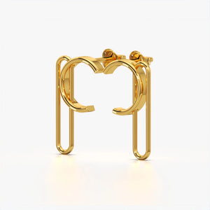 Elegant Abstract Drop Earring