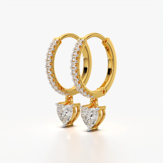Majestic Heart Shaped Dangles