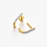 J-Hook Pavé Suspender Earrings