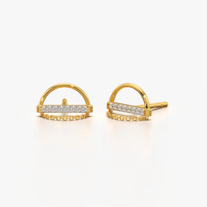 Ethereal Chain Design Earring