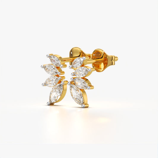 Marquise Petal Studs