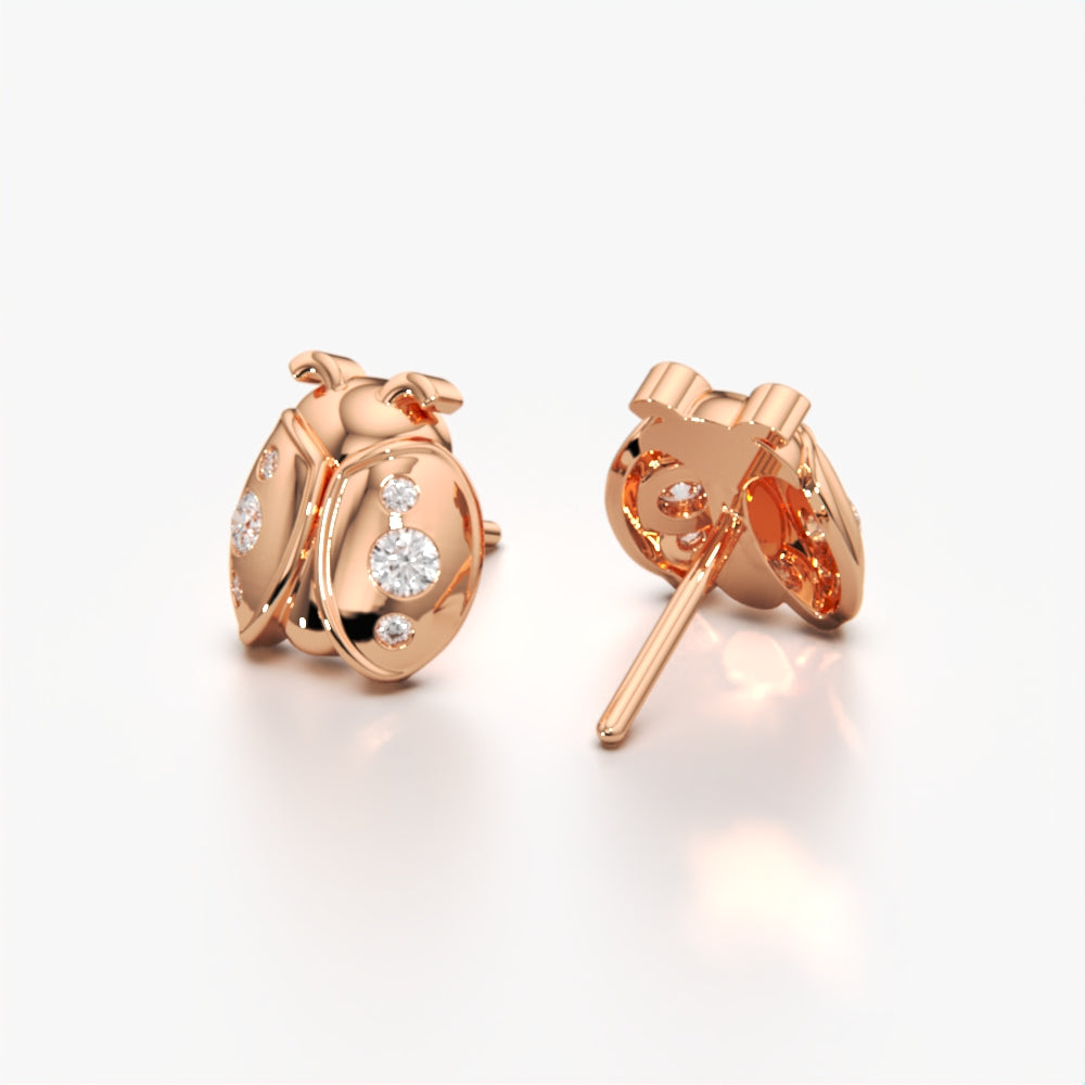 Adorable Ladybug Stud