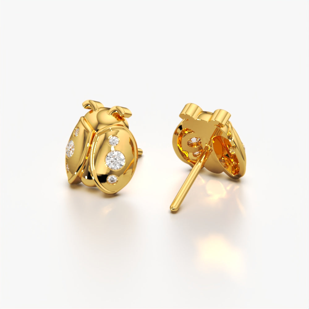 Adorable Ladybug Stud