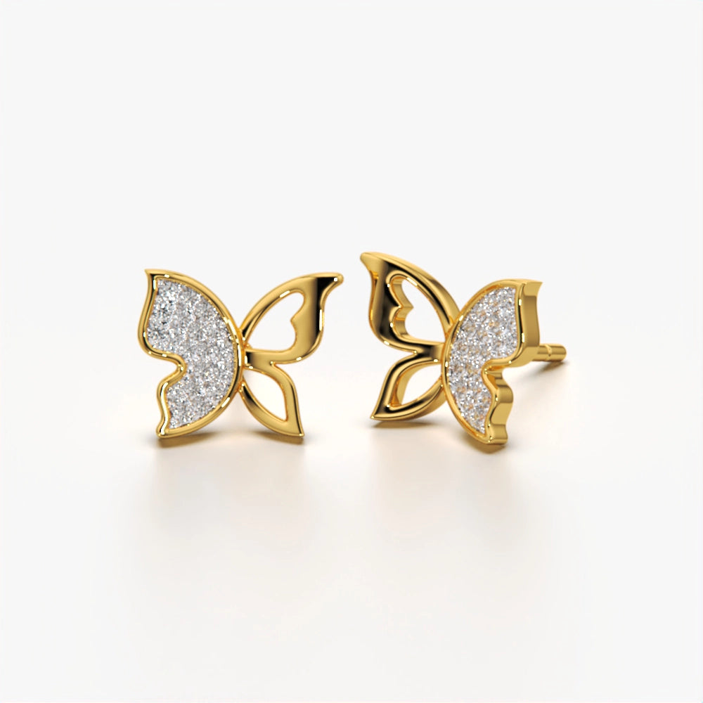 Twinkle Butterfly Studs