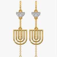Half Moon Arch Threader Earrings