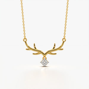 Minimalist Antler Necklace