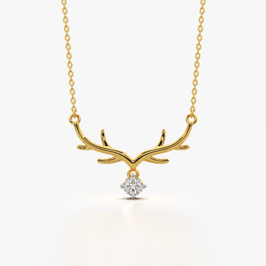 Minimalist Antler Necklace