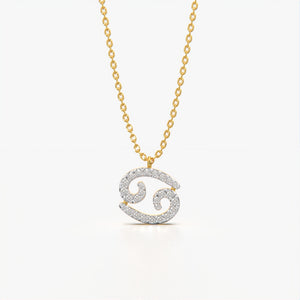 Cancer Zodiac Sign Necklace