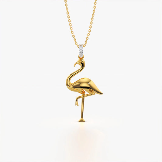 Artisan Flamingo Necklace