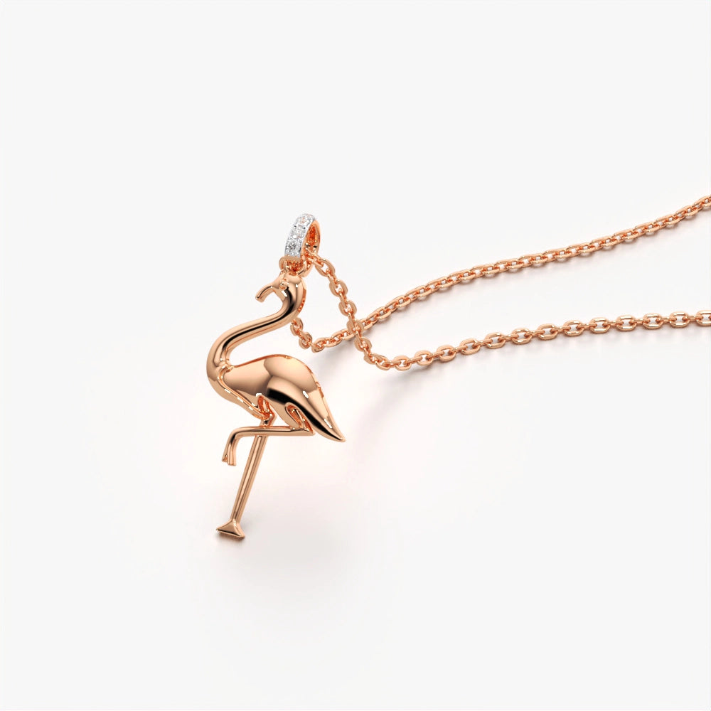 Artisan Flamingo Necklace