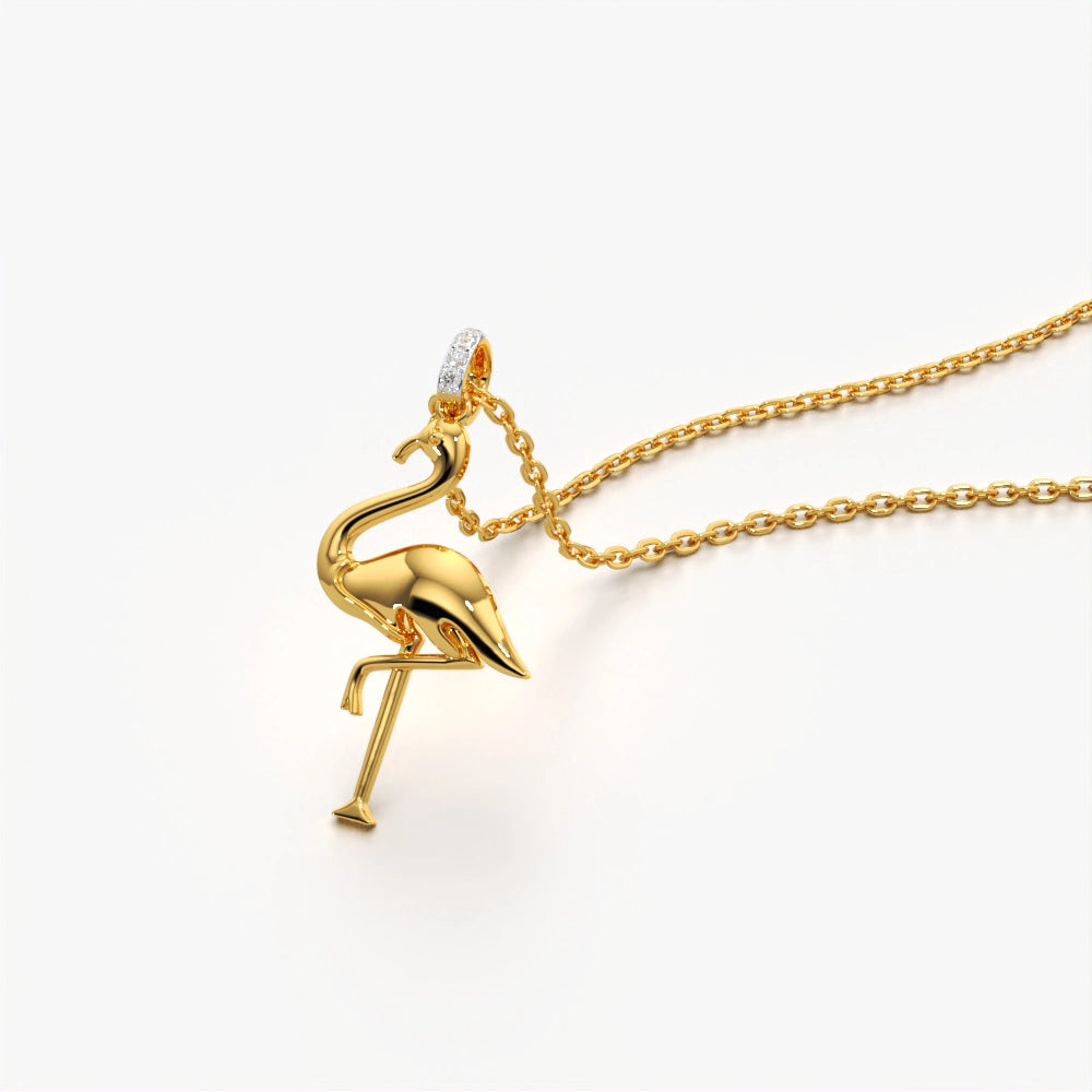 Artisan Flamingo Necklace