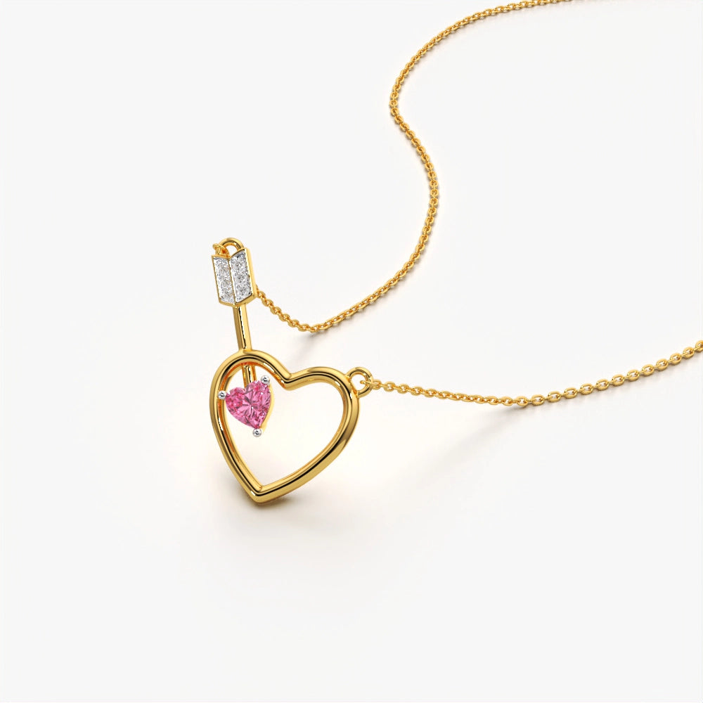 Eternal Love Heart Charm Necklace