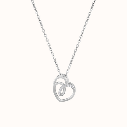 Intertwined Heart Necklace