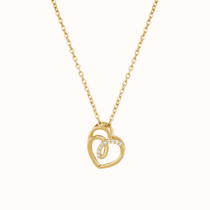Intertwined Heart Necklace - KYMEE