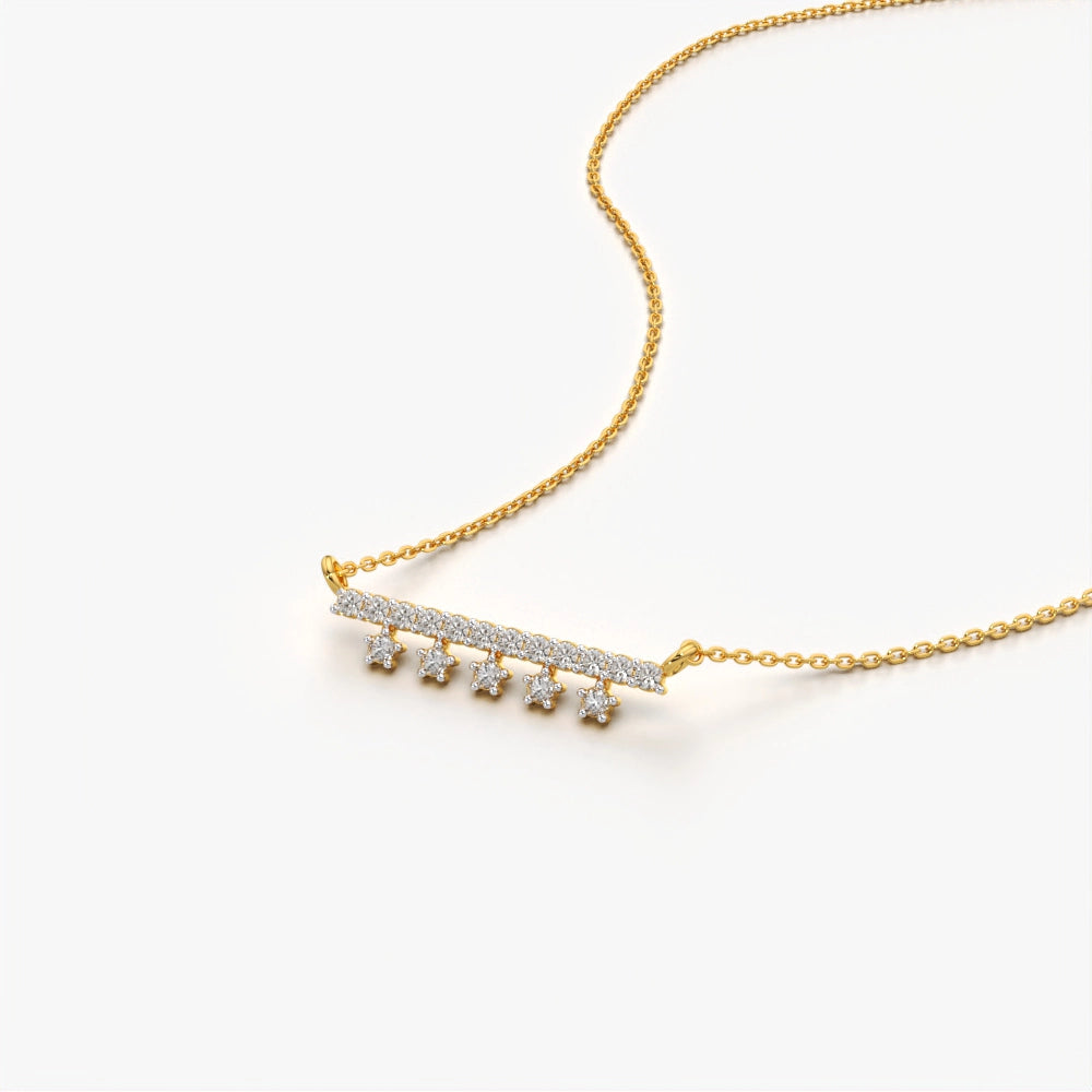Star and Bar Style Necklace