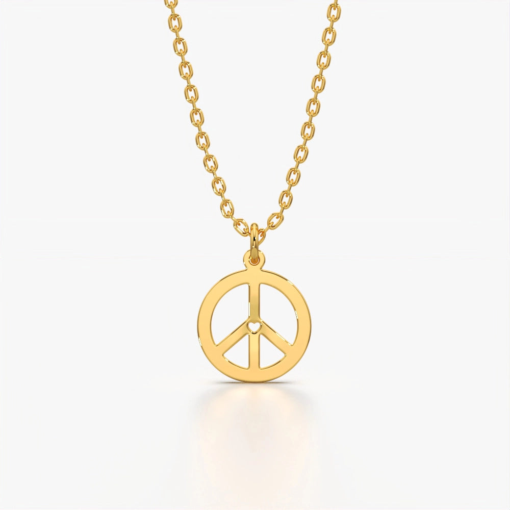 Harmony Peace Symbol Necklace