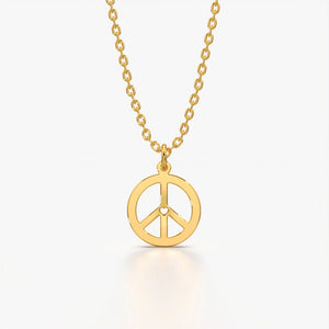 Harmony Peace Symbol Necklace
