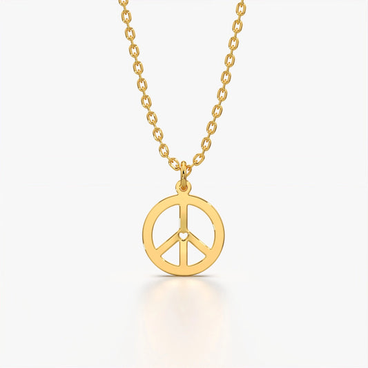 Harmony Peace Symbol Necklace