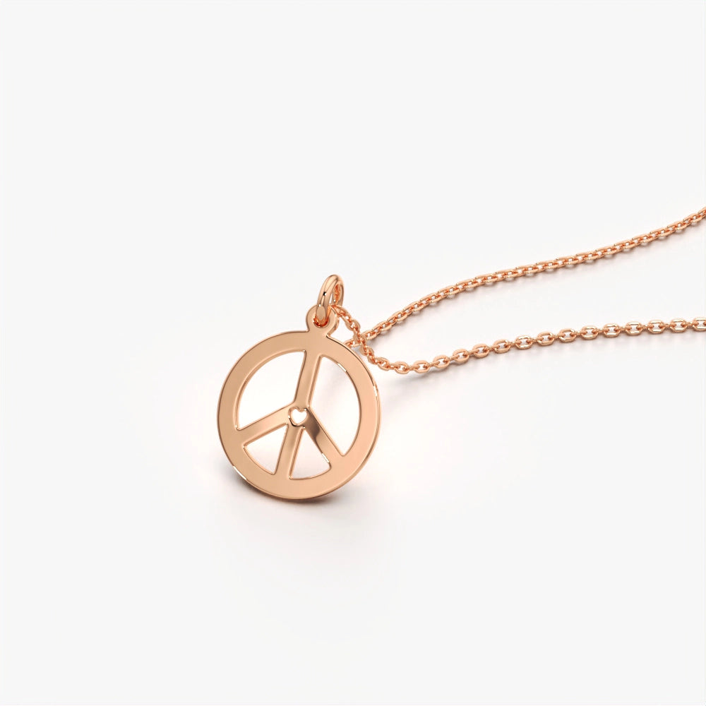 Harmony Peace Symbol Necklace