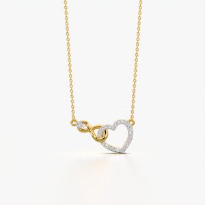 Eternal Love Infinity Heart Necklace
