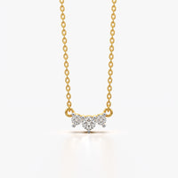 Petite Trio Arc Necklace